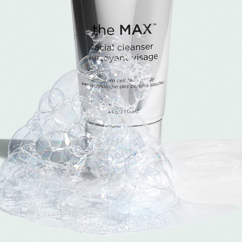 the MAX facial cleanser
